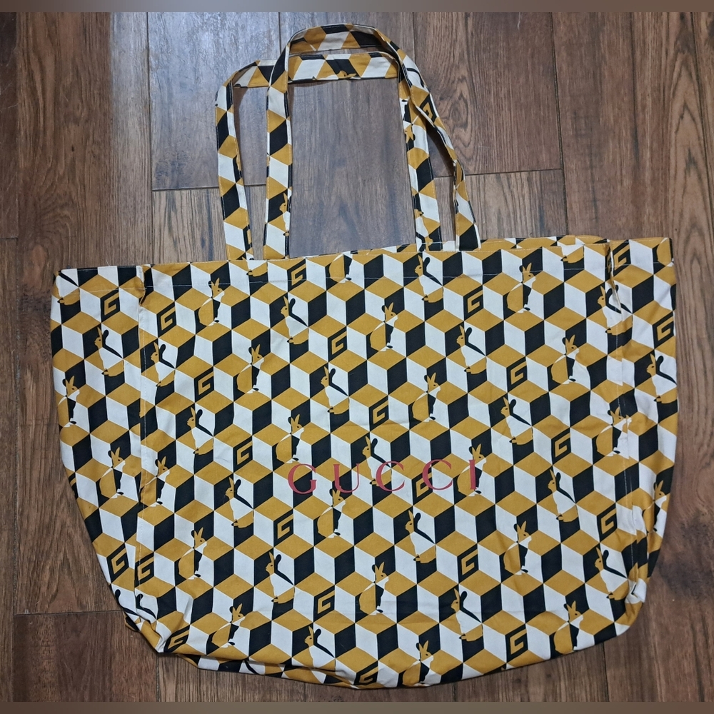 Gucci shopping bag Tote Gift Bag Large Travel XL17.5h x 7.5d x 22w